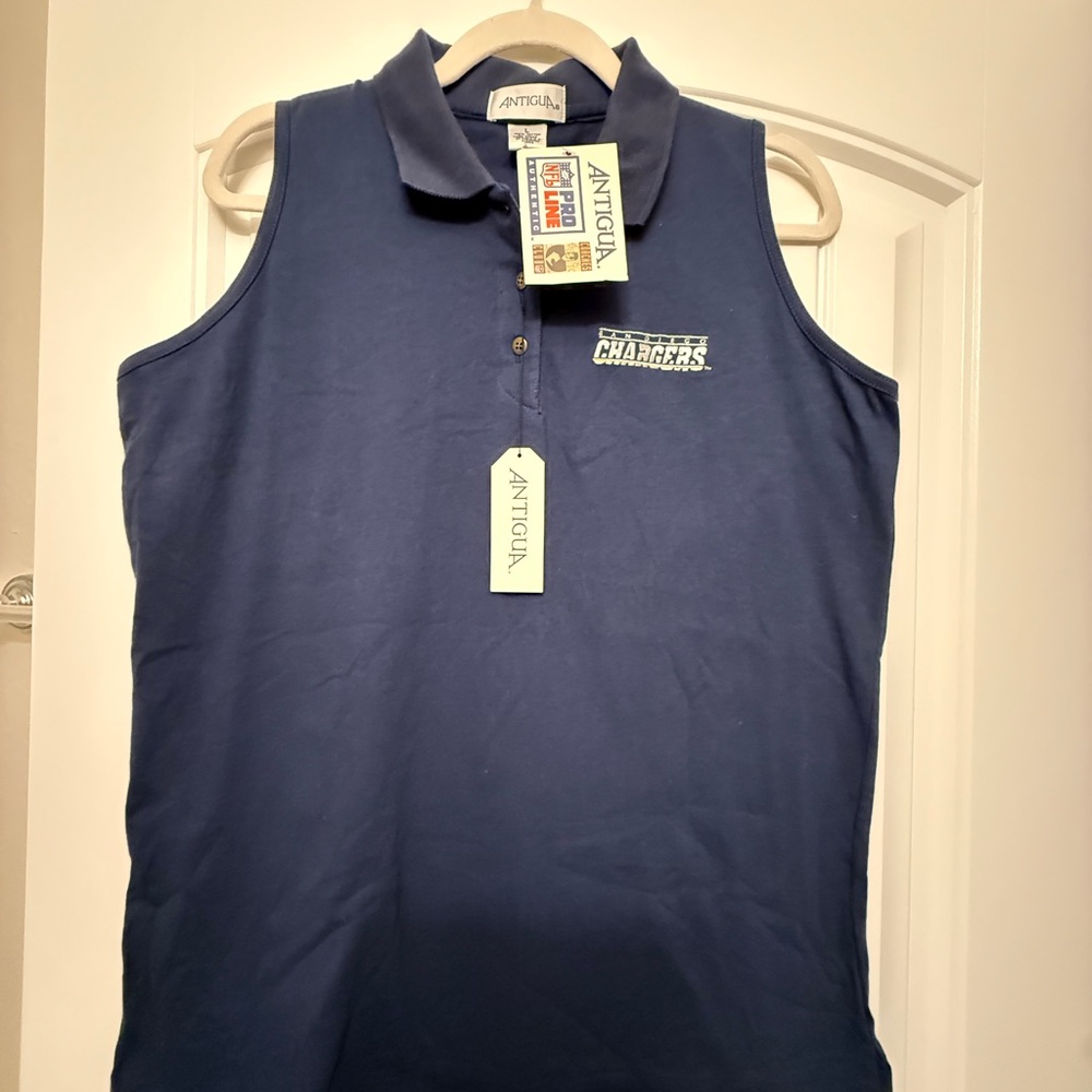 NWT Vintage - Antigua Blue Sleeveless - San Diego Chargers